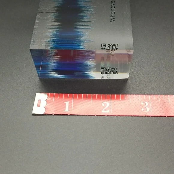 Hand Crafted Acrylic Soundwave Art with Scannable Qr Code with Sonny & Cher Song - Picture 10 of 10